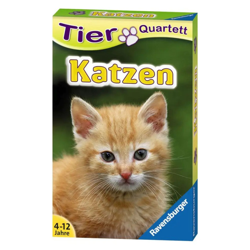 Ravenburger 20421 Katzen Tier-Quartette Tier-Quartette