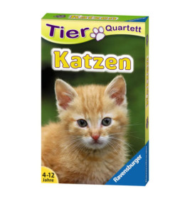 Ravenburger 20421 Katzen Tier-Quartette Tier-Quartette