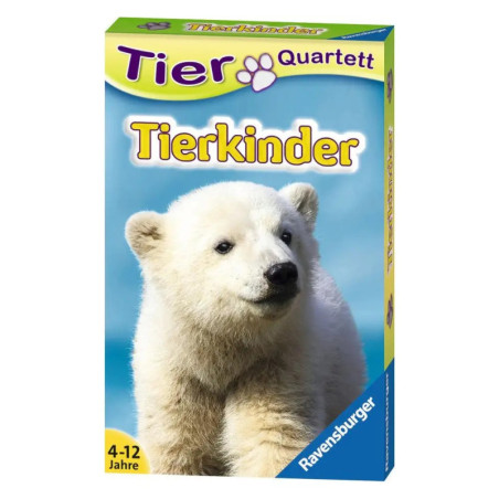 Ravenburger 20423 Tierkinder Tier-Quartette Tier-Quartette