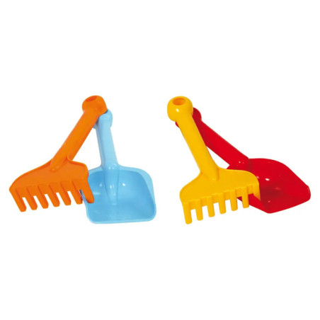 Schaufel & Rechen, 22 cm, Set sortiert