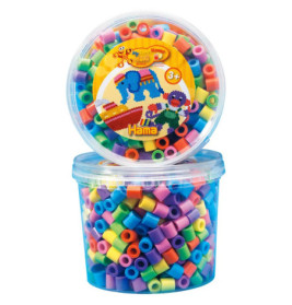 Hama® Bügelperlen Maxi - Dose Pastell Mix 600 Perlen (6 Farben)