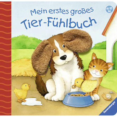 Ravenburger 43299 Mein erstes großes Tier-Fühlbuch Pappbilderbuch über 10 Euro