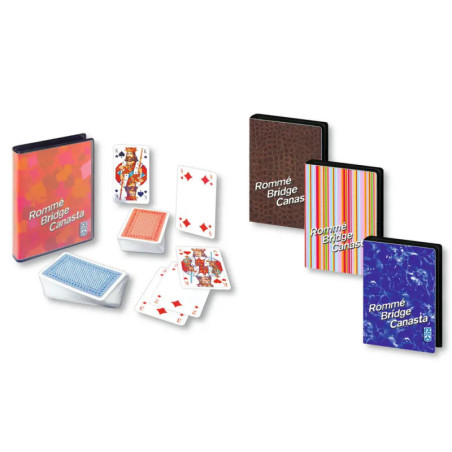 Ravenburger 27075 Rommé, Bridge, Canasta FXS Traditionelle Spielkarten
