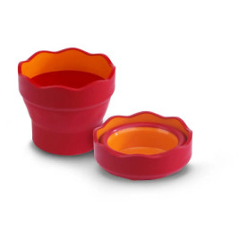 Faber-Castell Wasserbecher CLIC&GO Brombeer