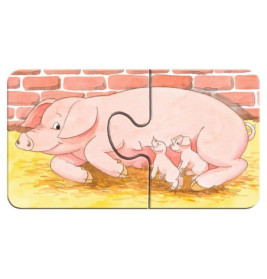 Ravensburger 073337 Puzzle Auf dem Bauernhof 2, 4, 6, 8 Teile