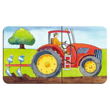 Ravensburger 073337 Puzzle Auf dem Bauernhof 2, 4, 6, 8 Teile