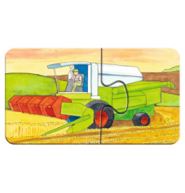 Ravensburger 073337 Puzzle Auf dem Bauernhof 2, 4, 6, 8 Teile