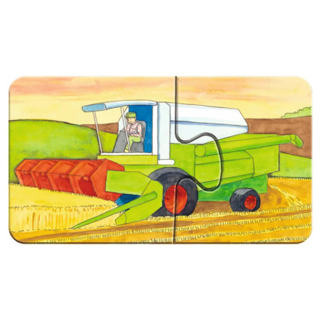 Ravensburger 073337 Puzzle Auf dem Bauernhof 2, 4, 6, 8 Teile