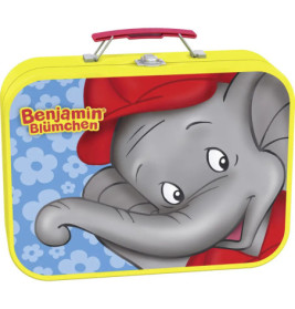 Schmidt Spiele Puzzle Benjamin Blümchen im Metallkoffer 2 x 26 Teile, 2 x 48 Tei