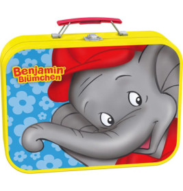 Schmidt Spiele Puzzle Benjamin Blümchen im Metallkoffer 2 x 26 Teile, 2 x 48 Tei