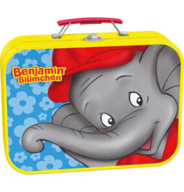Schmidt Spiele Puzzle Benjamin Blümchen im Metallkoffer 2 x 26 Teile, 2 x 48 Tei