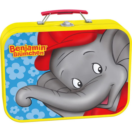 Schmidt Spiele Puzzle Benjamin Blümchen im Metallkoffer 2 x 26 Teile, 2 x 48 Tei
