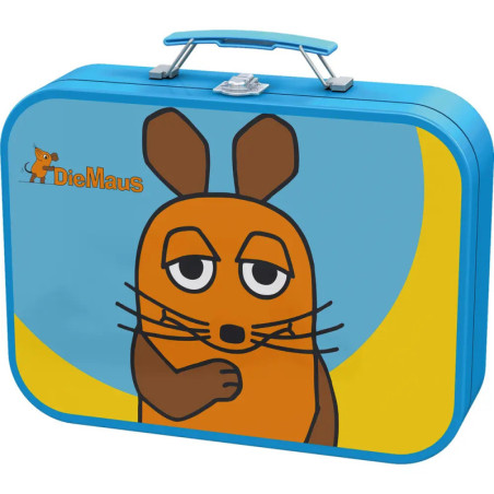 Schmidt Spiele Puzzle Die Maus im Metallkoffer 2 x 26 Teile, 2 x 48 Teile