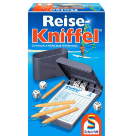 Schmidt Spiele Reise-Kniffel mit Zusatzblock, Familiens