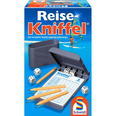 Schmidt Spiele Reise-Kniffel mit Zusatzblock, Familiens