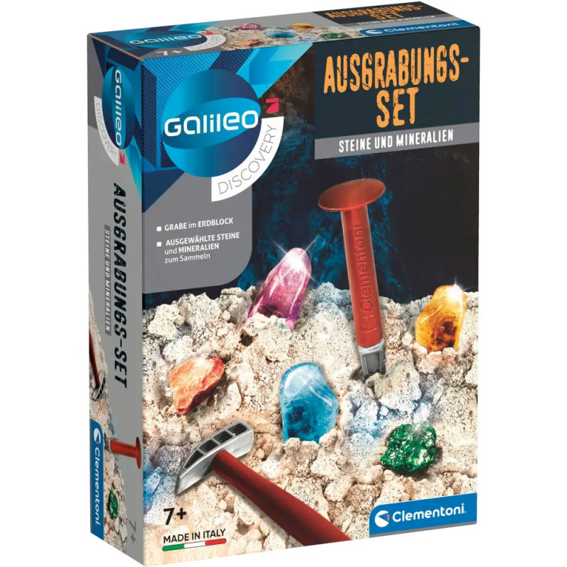 Clementoni Galileo Ausgrabungsset -Steine und Mineralien Clementoni Galileo Ausgrabungsset -Steine und Mineralien