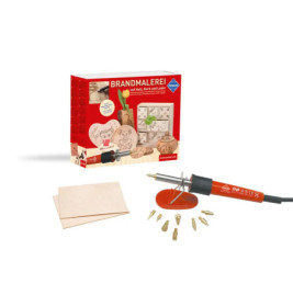 PEBARO Bastelset Brandmalerei Brandmal-Geschenk-Set inkl. Holz