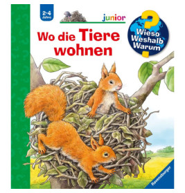 Ravensburger 32874 Wieso? Weshalb? Warum? junior, Band 46: Wo die Tiere wohnen WWW-junior (ab 01 06)