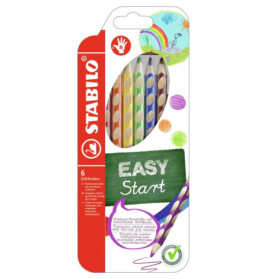 Ergonomischer Buntstift für Rechtshänder - STABILO EASYcolors - 6er Pack - mit 6 verschiedenen Farben