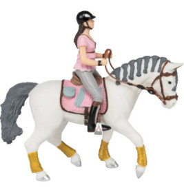 Papo 51525 Pferd mit geflochtenen Zöpfen