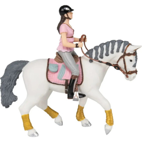Papo 51525 Pferd mit geflochtenen Zöpfen