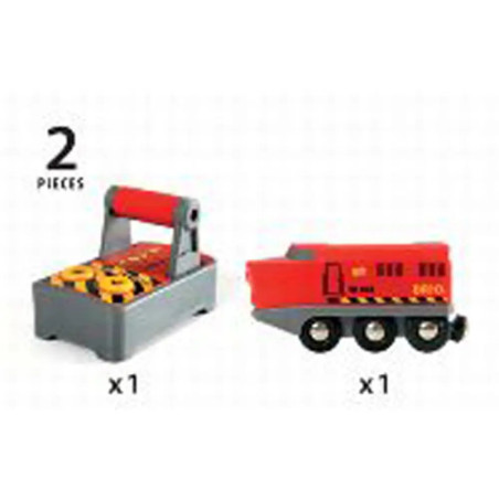 Ravenburger 63321300 IR-Frachtlok RW Battery Function