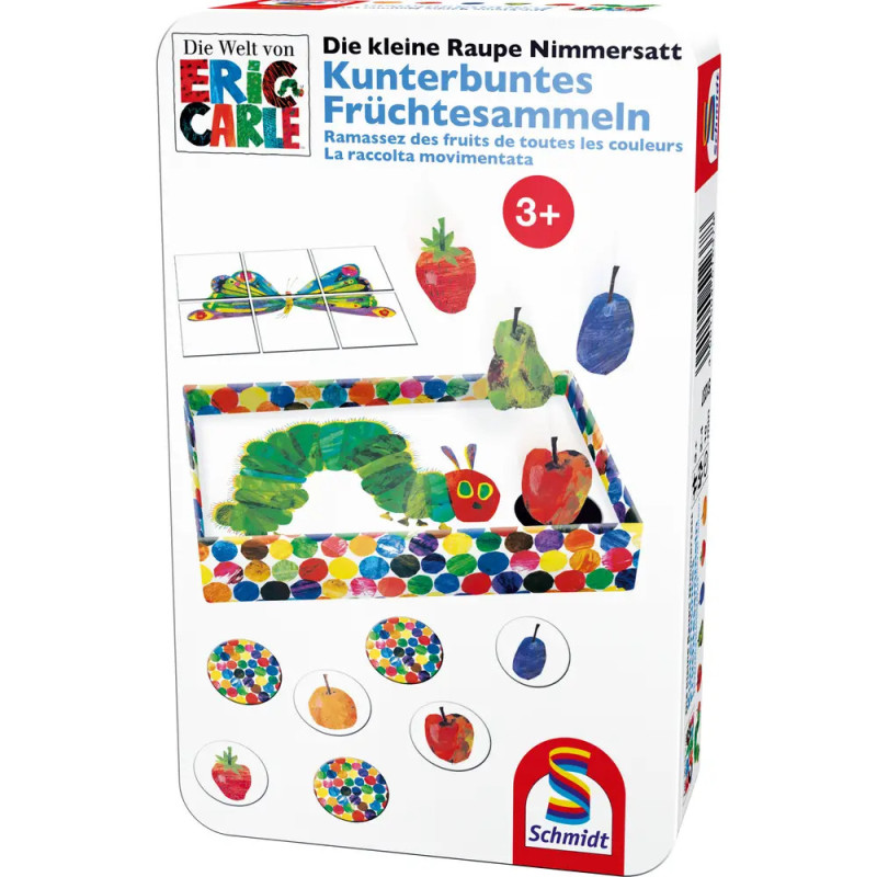 Schmidt Spiele Die kleine Raupe Nimmersatt, Kunterbuntes Früchtesammeln