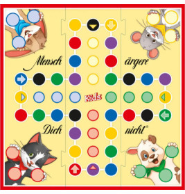 Schmidt Spiele Mensch ärgere dich nicht Kids Mitbrinspiel in der Metalldose