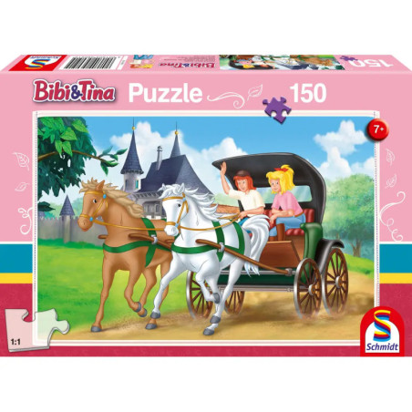 Schmidt Spiele Kutschfahrt, 150 Teile, Kinderpuzzle Bibi Schmidt Spiele Kutschfahrt, 150 Teile, Kinderpuzzle Bibi