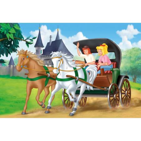 Schmidt Spiele Kutschfahrt, 150 Teile, Kinderpuzzle Bibi