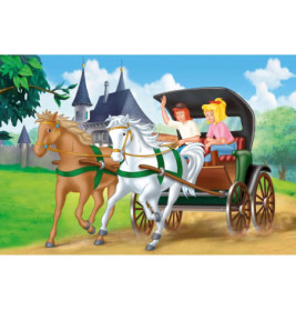 Schmidt Spiele Kutschfahrt, 150 Teile, Kinderpuzzle Bibi