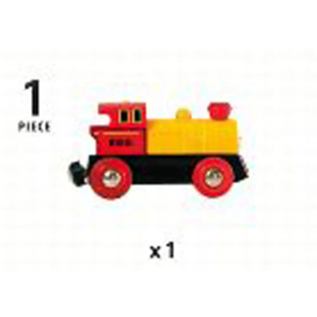 Ravenburger 63359400 BRIO Gelbe Batterielok RW Battery Function