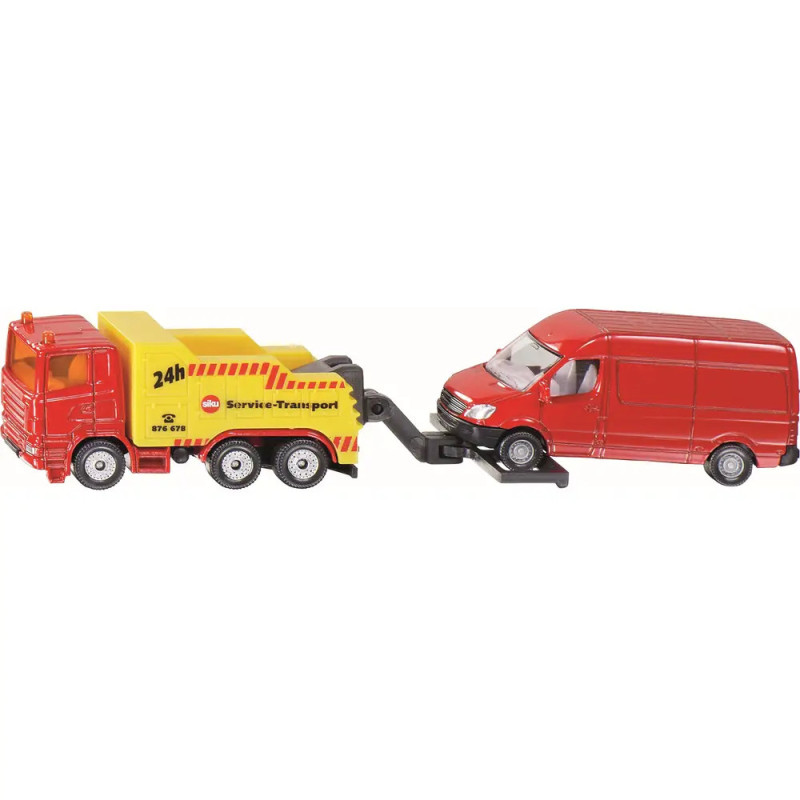 SIKU 1667 Abschleppwagen mit PKW, sortiert