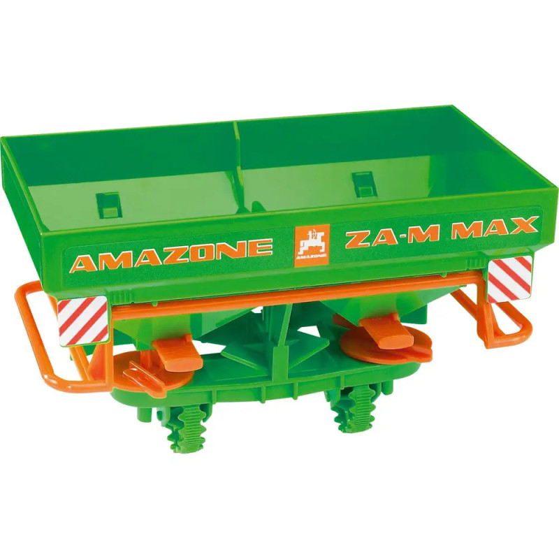 Grünes und oranges Amazone ZA-M MAX Streuer-Spielzeug mit weißer Beschriftung an der Seite.