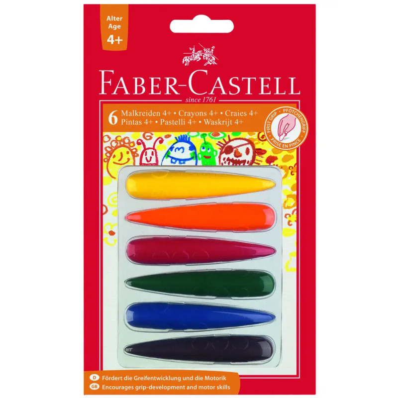 Faber-Castell Faber Castell Wachsmalfinger farb.sort.