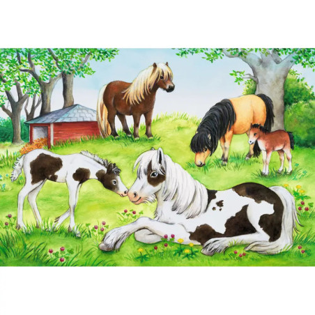 Ravensburger 88829  Puzzle Welt der Pferde 2 x 24 Teile Ravensburger 88829  Puzzle Welt der Pferde 2 x 24 Teile