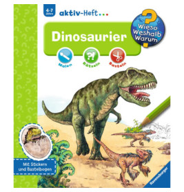 Ravenburger 32696 Wieso? Weshalb? Warum? aktiv-Heft: Dinosaurier WWW-Malbuch (ab 01/06)