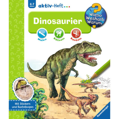 Ravenburger 32696 Wieso? Weshalb? Warum? aktiv-Heft: Dinosaurier WWW-Malbuch (ab 01/06)