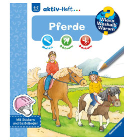 Ravenburger 32698 Wieso? Weshalb? Warum? aktiv-Heft: Pferde WWW-Malbuch (ab 01/06)