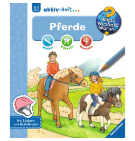 Ravenburger 32698 Wieso? Weshalb? Warum? aktiv-Heft: Pferde WWW-Malbuch (ab 01/06)