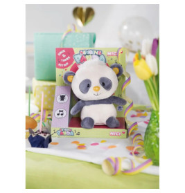 NICI Kuscheltier Singing Panda mit Sing- und Tanzfunktion