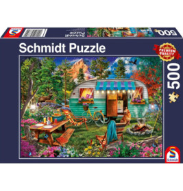 Schmidt Spiele 57379 Camper-Romantik, Puzzle 500 Teile