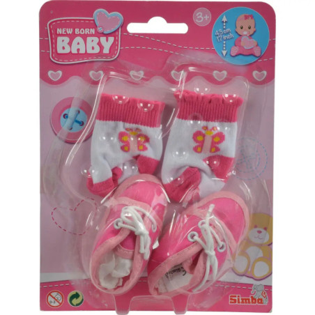 New Born Baby Schuhe und Socken, 4-sortiert New Born Baby Schuhe und Socken, 4-sortiert