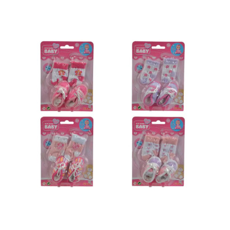 New Born Baby Schuhe und Socken, 4-sortiert New Born Baby Schuhe und Socken, 4-sortiert