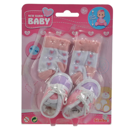 New Born Baby Schuhe und Socken, 4-sortiert New Born Baby Schuhe und Socken, 4-sortiert