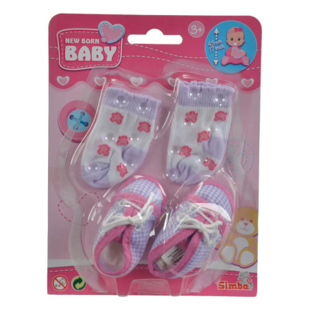 New Born Baby Schuhe und Socken, 4-sortiert