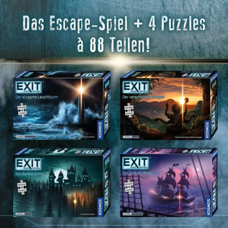 EXIT® Spiel+Puzzle Das Gold der Piraten (F)