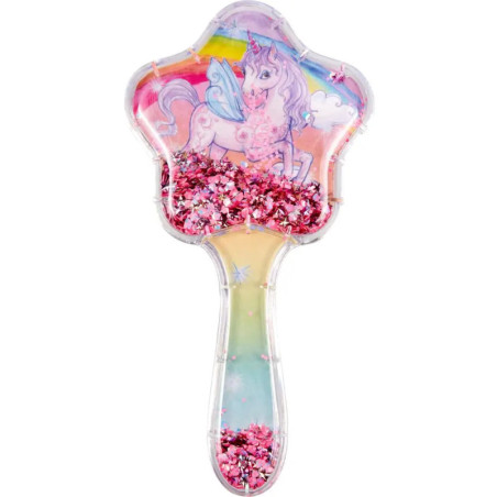 Haarbürste (mit beweglichem Glitter) - Einhorn-Paradies Haarbürste (mit beweglichem Glitter) - Einhorn-Paradies