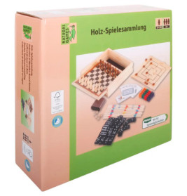 Natural Games Holz-Spielesammlung 50 in 1