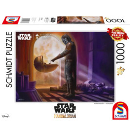 Schmidt Spiele 57376 Lucas Film, The Mandalorian, Turning point, Thomas Kinkade Puzzle 1.000 Teile - LUCAS FILM